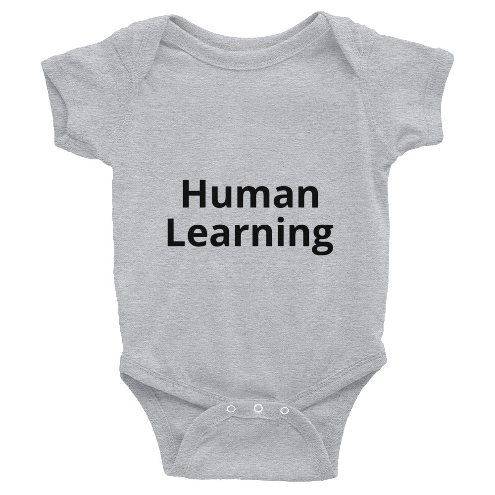 human learning infant bodysuit onesies nerdy data science machine learning AI
