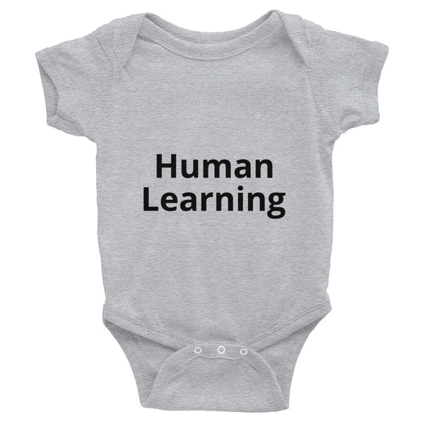 human learning infant bodysuit onesies nerdy data science machine learning AI