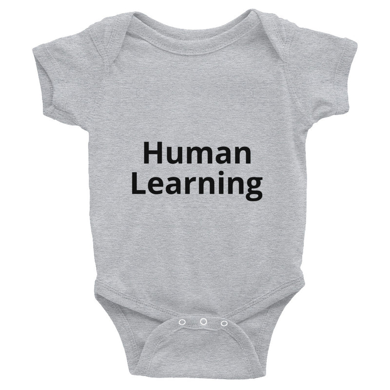 human learning infant bodysuit onesies nerdy data science machine learning AI