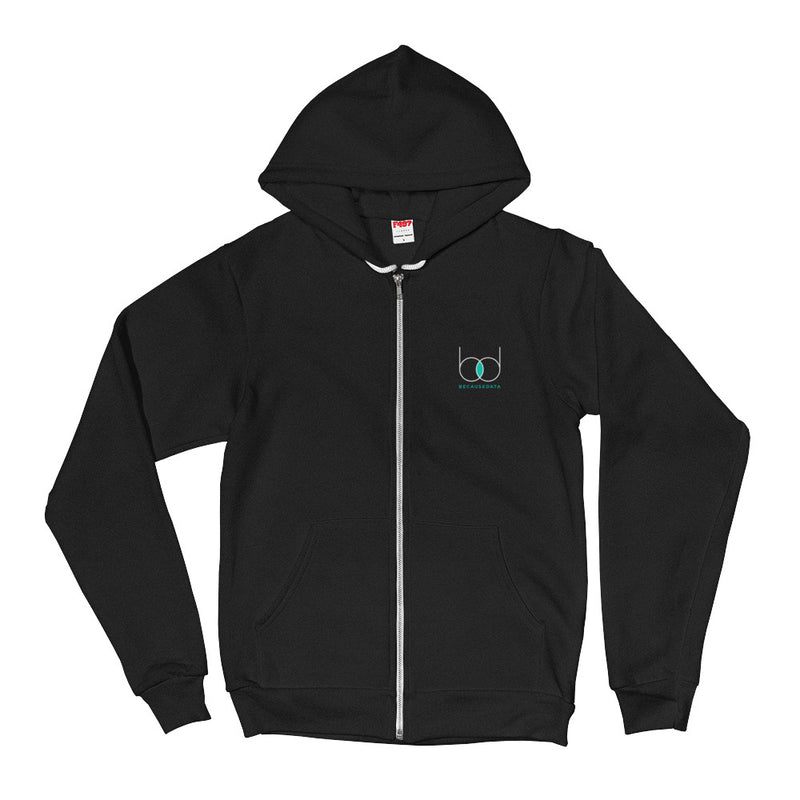 because data nerdy zip-up hoodie data science machine learning AI