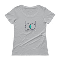 becausedata Ladies' Scoopneck T-Shirt