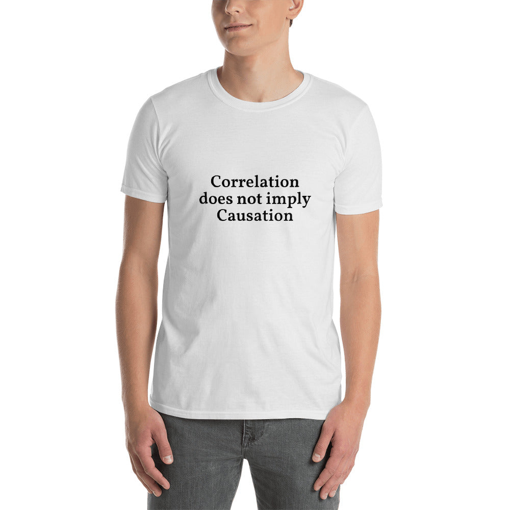 correlation does not imply causation nerdy shirt data science machine learning AI
